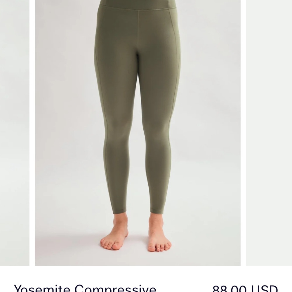 Girlfriend Collective Sage Green Leggings